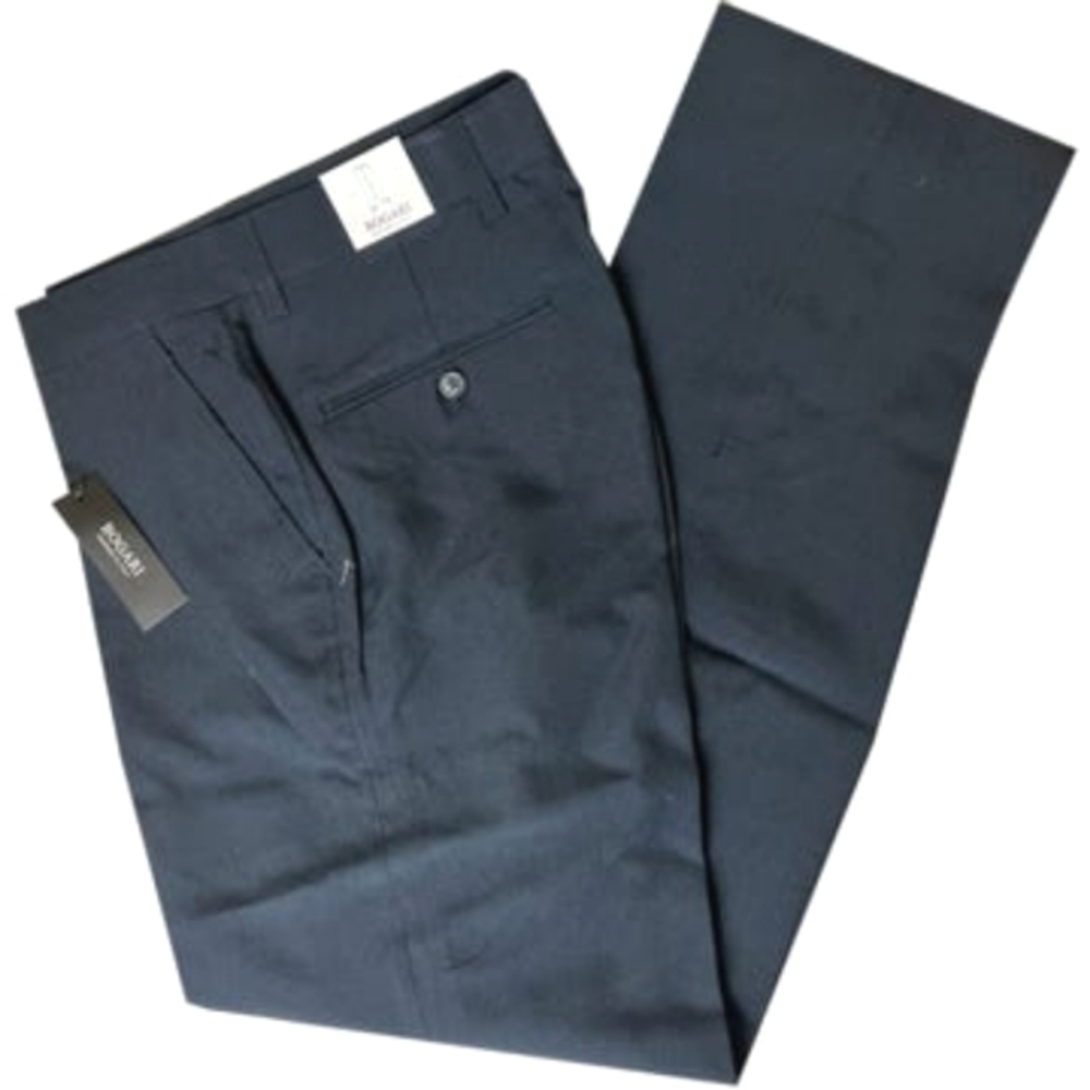 Bogari 001A Men's Dark Blue Dress Pants.